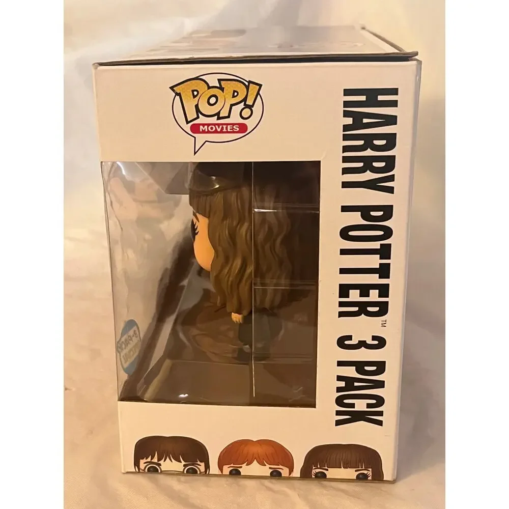 Funko Pop! Movies: Harry Potter Ron Weasley & Hermione Granger 3-Pack Special